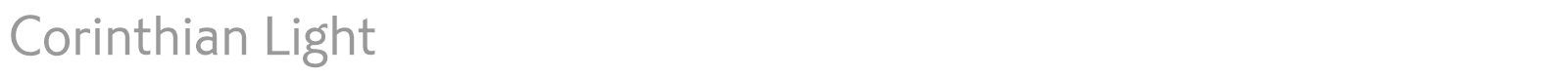 Corinthian Light font preview